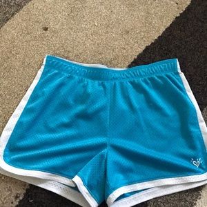 Blue justice shorts